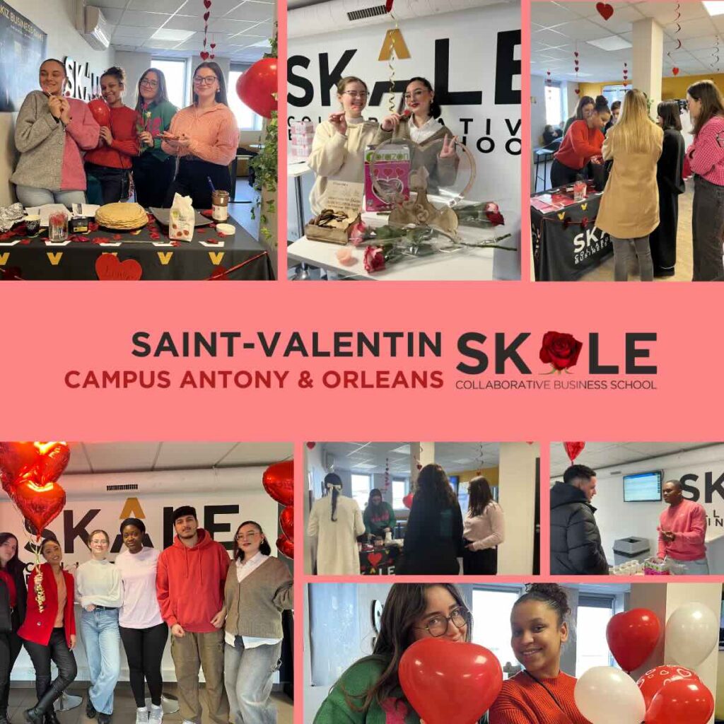 💘 Retour sur une Saint-Valentin chaleureuse sur les campus d&rsquo;#Antony et #Orléans ! 💘